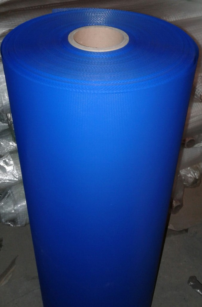 Пленка ребристая ПВХ синяя